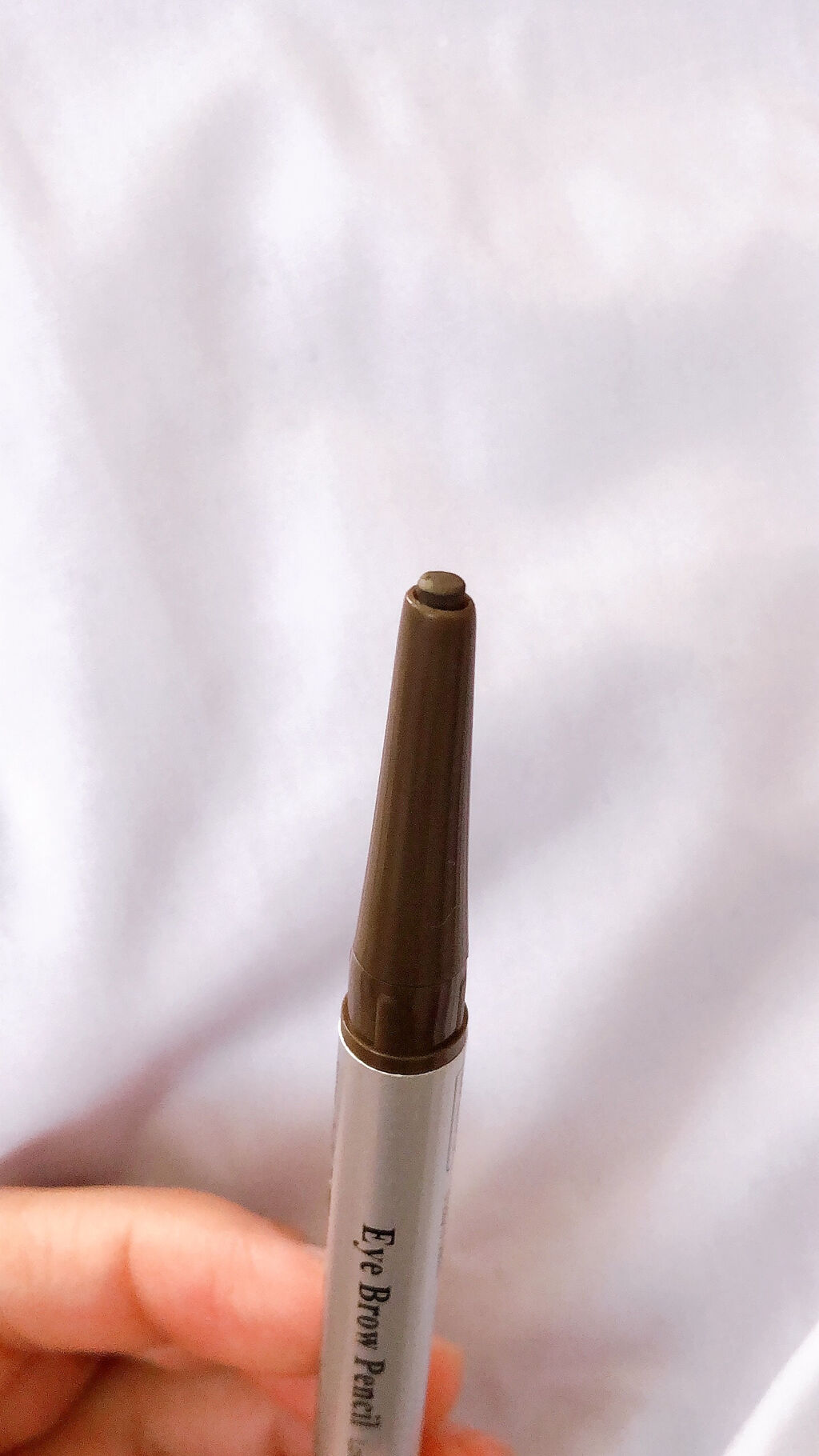 だ円芯 アルミ アイブローペンシル/DAISO/アイブロウペンシルを使ったクチコミ（3枚目）