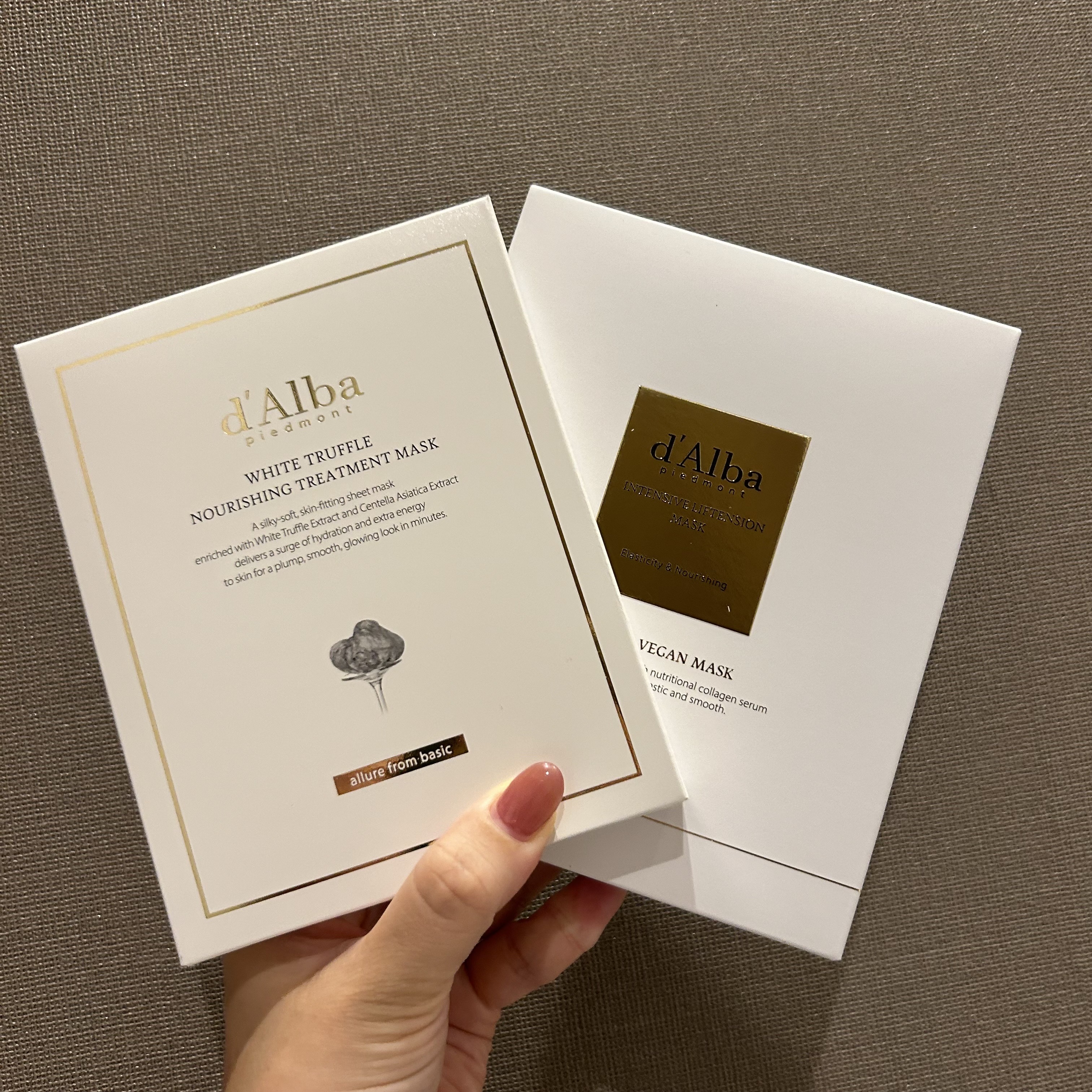 ホワイトトリュフナリシングトリートメントマスク/ダルバ/シートマスク・パックを使ったクチコミ（1枚目）
