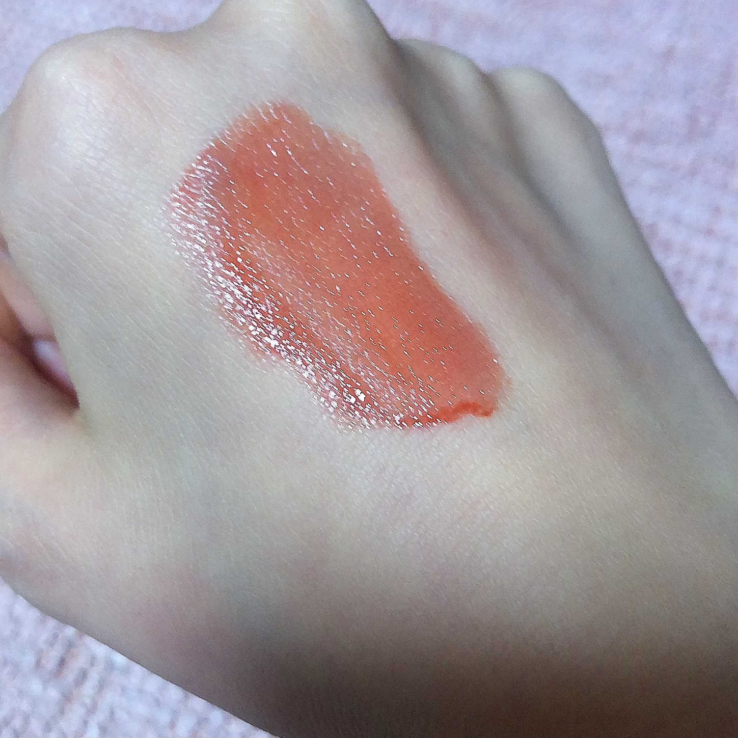 デュイフルウォーターティント<ミルクグロッサリー> 01 IN CORAL/rom&nd/リップティントを使ったクチコミ（3枚目）