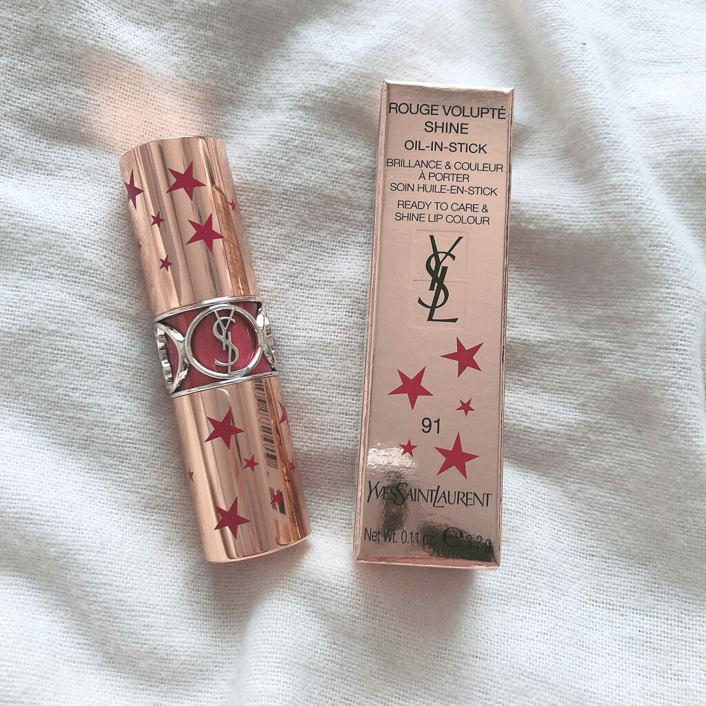 ルージュ ヴォリュプテ シャイン/YVES SAINT LAURENT BEAUTE/口紅を使ったクチコミ(1枚目)