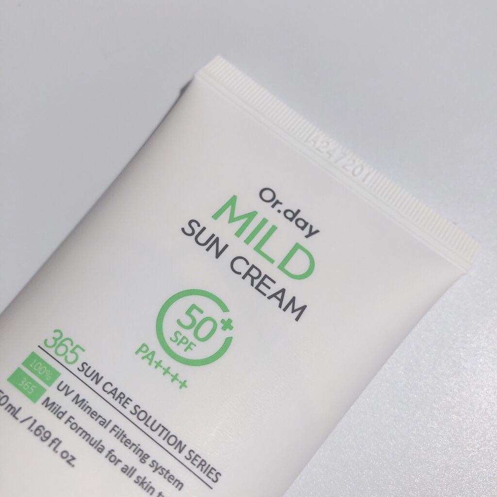 Or.day マイルドサンクリーム/Elishacoy/日焼け止めクリームを使ったクチコミ(3枚目)