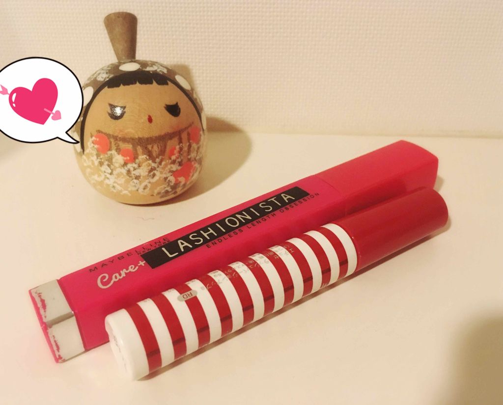 この組み合わせ可愛かった！

♡エテュセ マスカラベース(赤)
コームタイプでしっかりセパレートしてくれる。結構ハッキリした赤！👀
♡メイベリン  ラッシュニスタ(ブラウン)
を重ねるといい〜感じの赤みブラウンまつげに…(*´ε｀*)💓