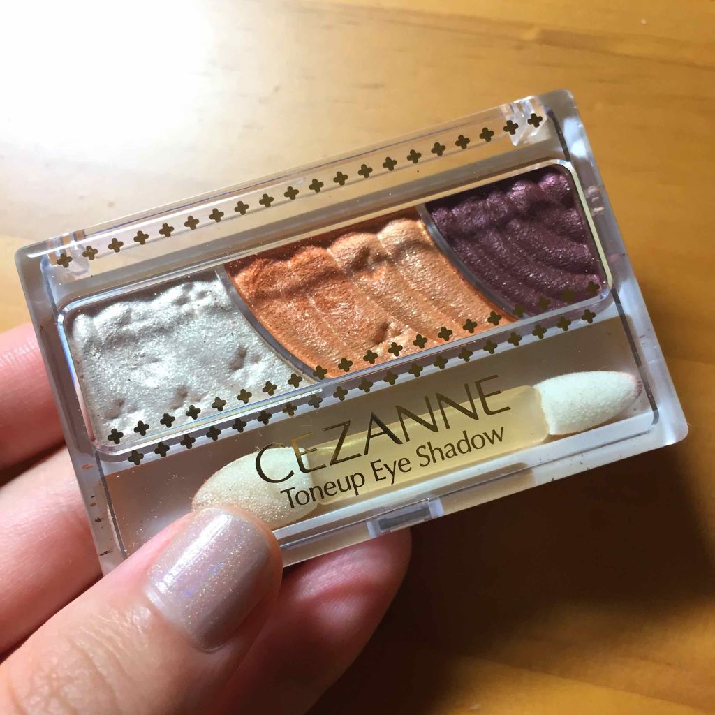 トーンアップアイシャドウ/CEZANNE/アイシャドウパレットを使ったクチコミ(1枚目)