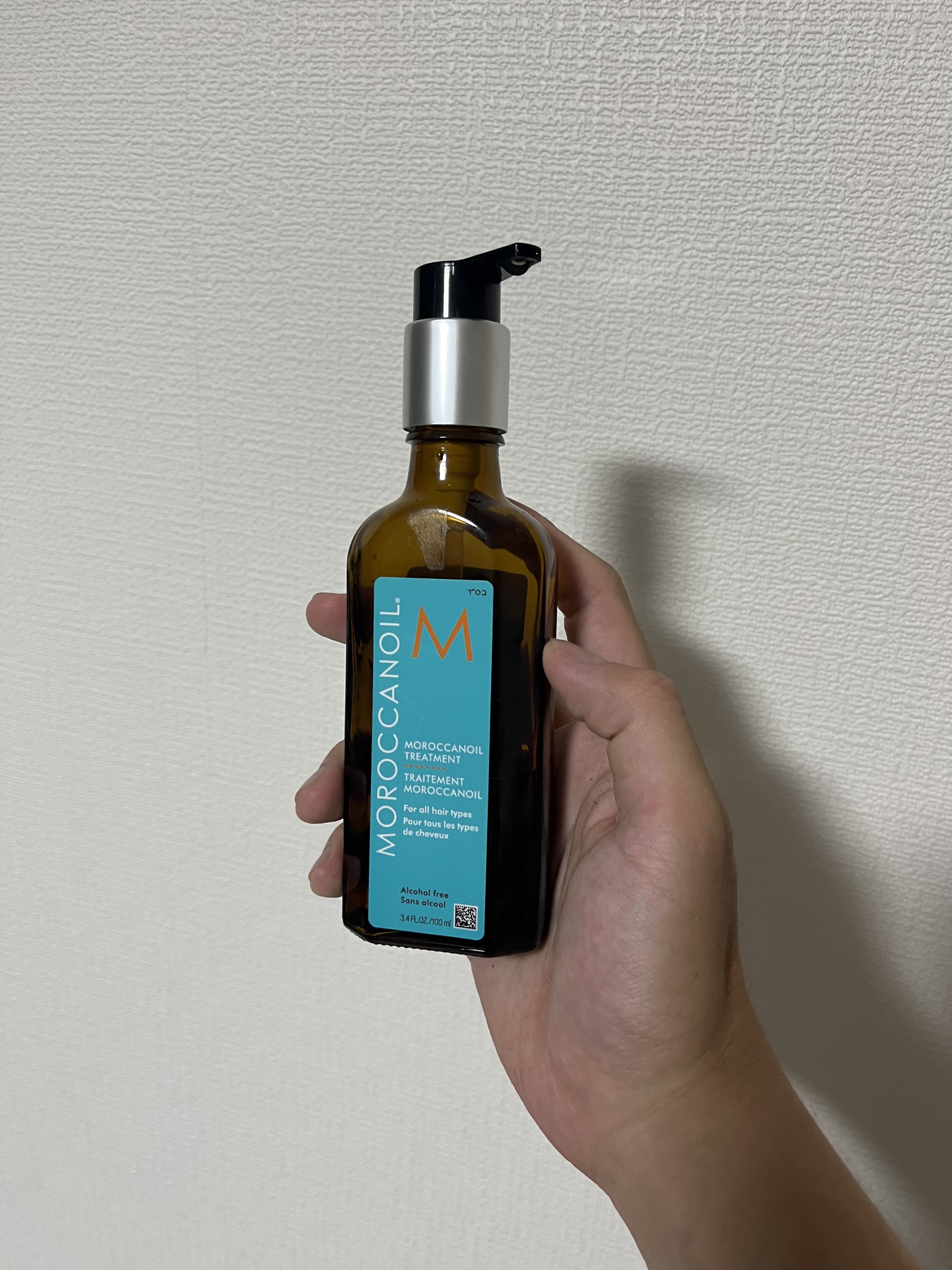 モロッカンオイル モロッカンオイル トリートメントのクチコミ「【使った商品】モロッカンオイル トリートメント
【商品の特徴】ポンプ式のヘアオイル
【使用感】.....」（1枚目）