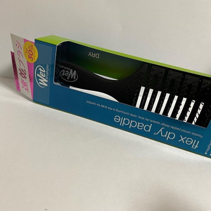 フレックスドライ パドルブラシ ブラック/ウェットブラシ/ヘアブラシを使ったクチコミ(2枚目)