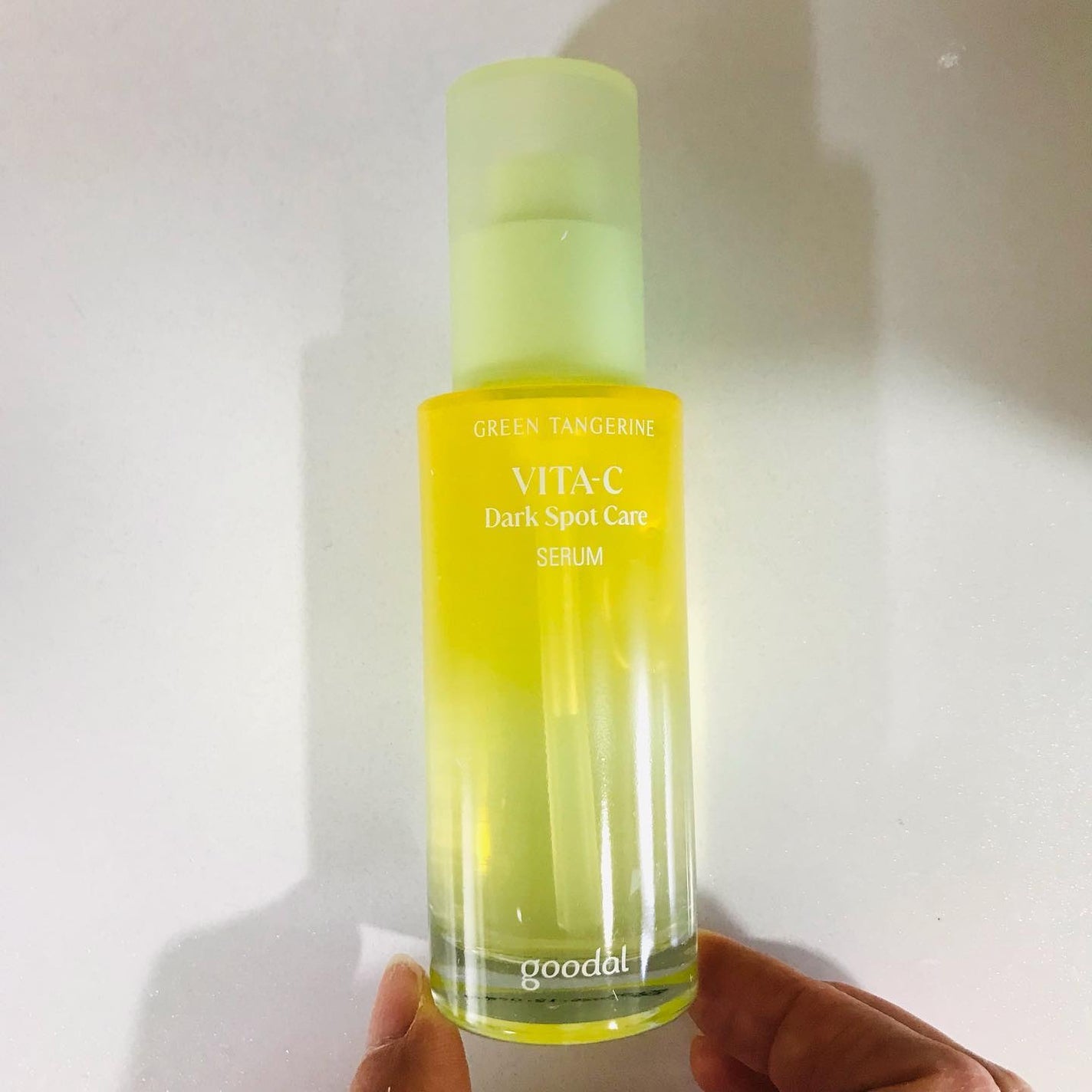 グリーンタンジェリン ビタC ダークスポットケアセラム/goodal/美容液を使ったクチコミ(1枚目)