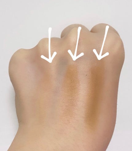 3カラーシェーディングパレット/Kirei&co./シェーディングを使ったクチコミ(4枚目)