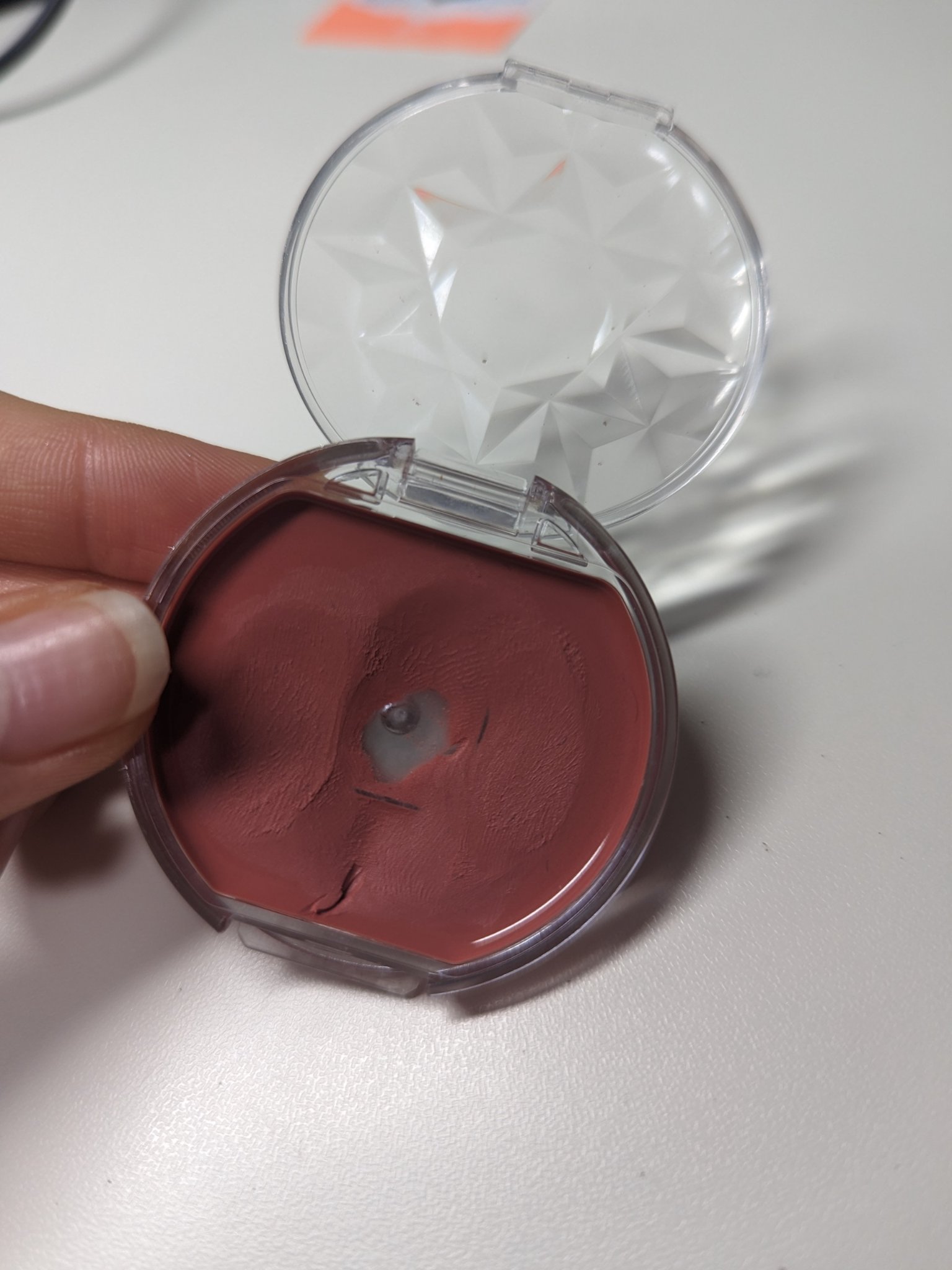 クリームチーク 21 タンジェリンティー/キャンメイク/ジェル・クリームチークを使ったクチコミ（2枚目）