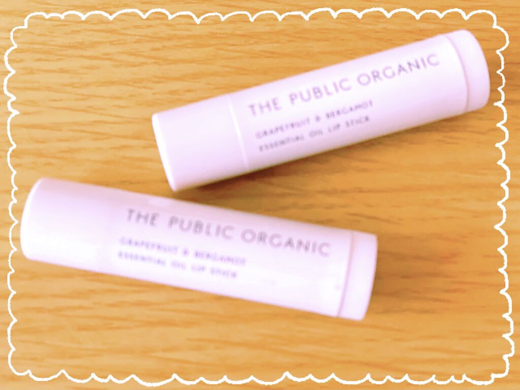 オーガニック認証 精油リップスティック スーパーポジティブ ライズ/THE PUBLIC ORGANIC/リップクリームを使ったクチコミ（1枚目）