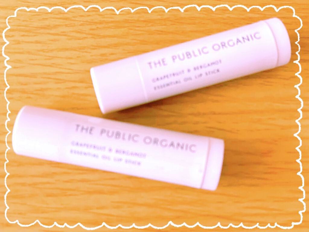 オーガニック認証 精油リップスティック スーパーポジティブ ライズ/THE PUBLIC ORGANIC/リップクリームを使ったクチコミ(1枚目)