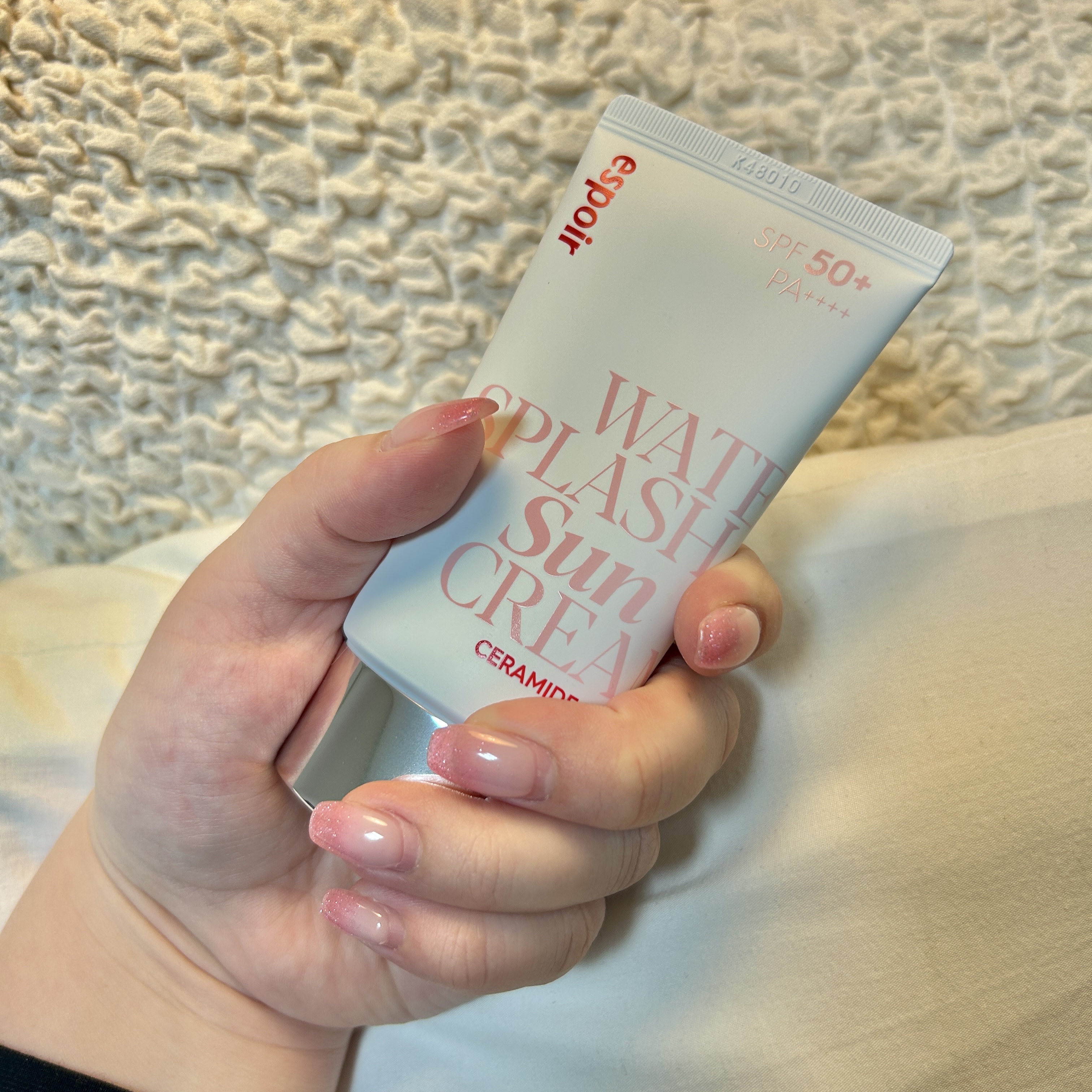 ウォータースプラッシュサンクリーム セラミド/espoir/日焼け止めクリームを使ったクチコミ（1枚目）