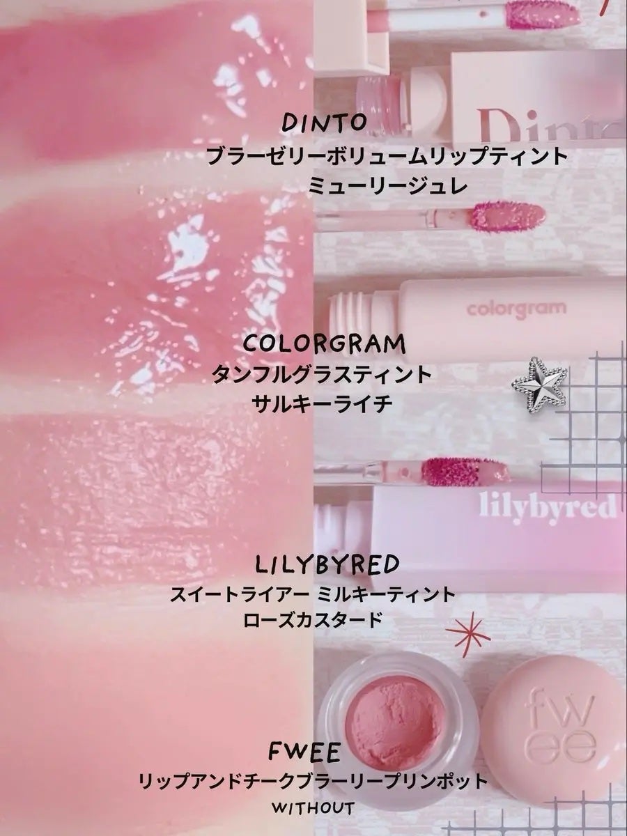 タンフルグラスティント/Colorgram/リップティントを使ったクチコミ(2枚目)