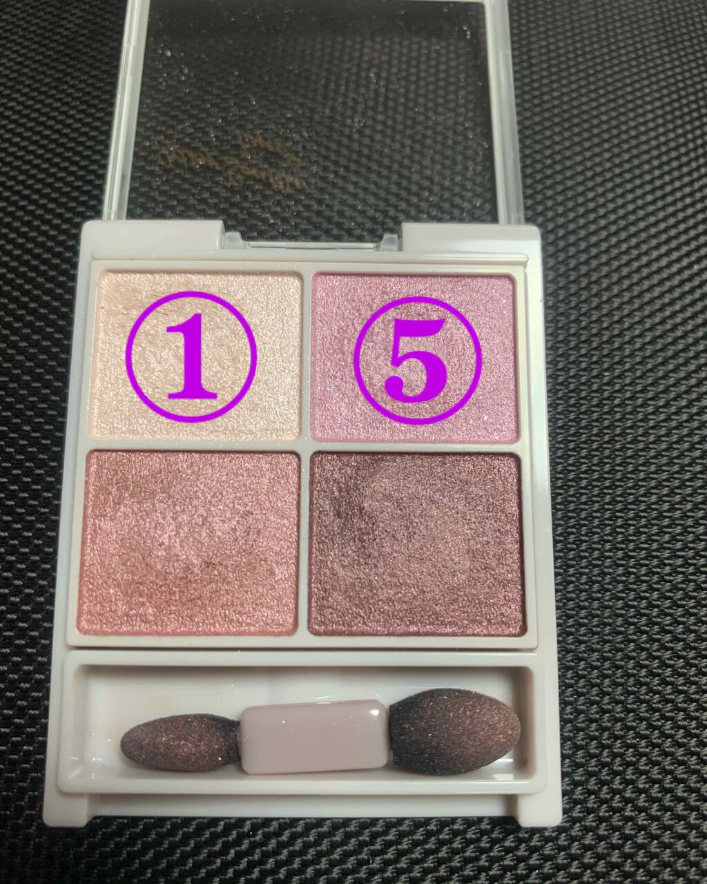 UR GLAM　BLOOMING EYE COLOR PALETTE/U R GLAM/アイシャドウパレットを使ったクチコミ（2枚目）