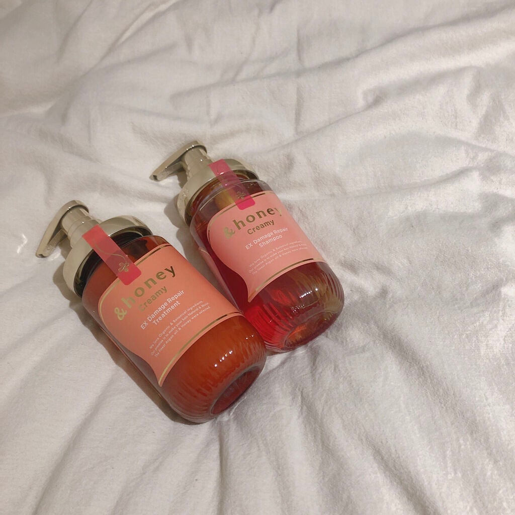 Creamy EXダメージリペアシャンプー1.0/ヘアトリートメント2.0/&honey/市販シャンプーを使ったクチコミ(4枚目)