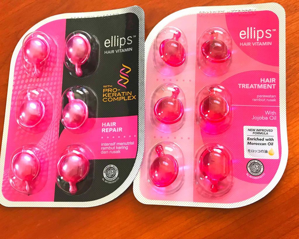 ヘアーオイル【トリートメント】/ellips/ヘアオイルを使ったクチコミ(1枚目)