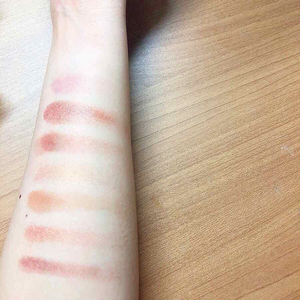 ティックルドピーチ ミニ アイシャドウ パレット/Too Faced/アイシャドウパレットを使ったクチコミ（3枚目）