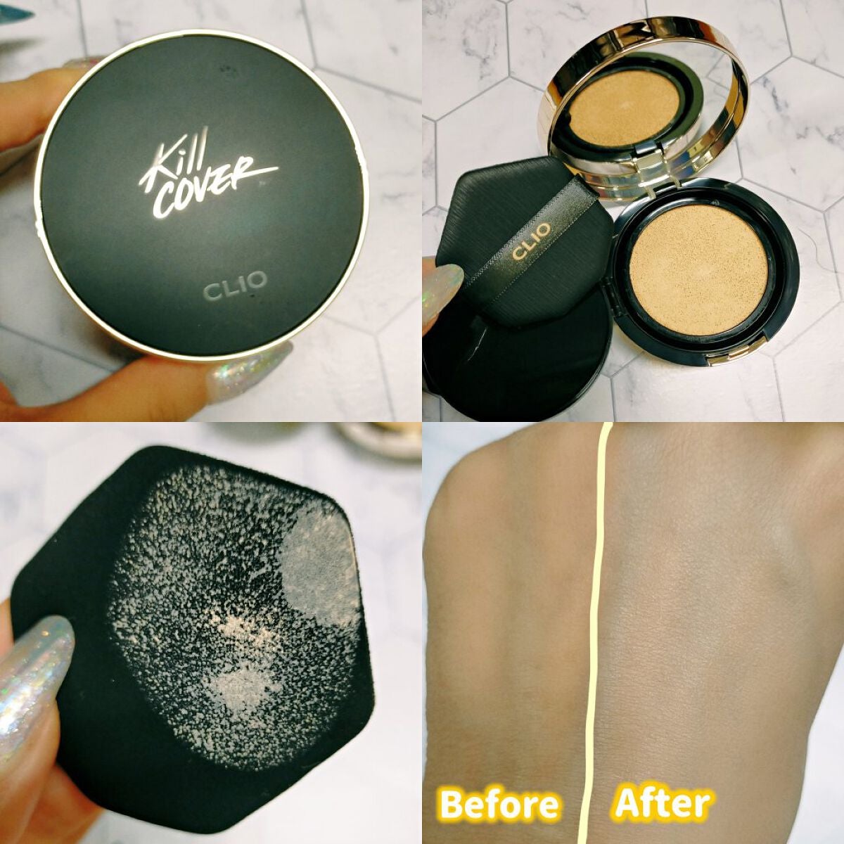 キル カバー フィクサー クッション/CLIO/クッションファンデーションを使ったクチコミ(2枚目)