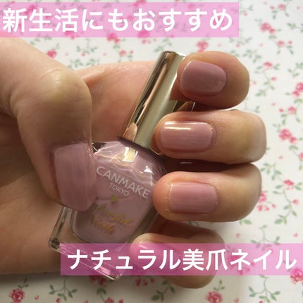 カラフルネイルズ N65 ピンクペタル/キャンメイク/マニキュアの画像