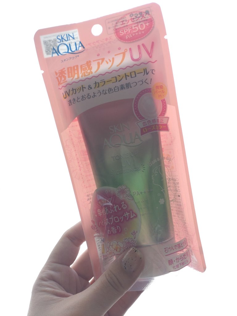 スキンアクア トーンアップUVエッセンス ローズ/スキンアクア/日焼け止めクリームを使ったクチコミ（1枚目）