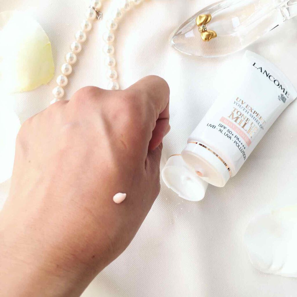 UV エクスペール トーン アップ ローズ/LANCOME/日焼け止め・UVケアを使ったクチコミ(3枚目)