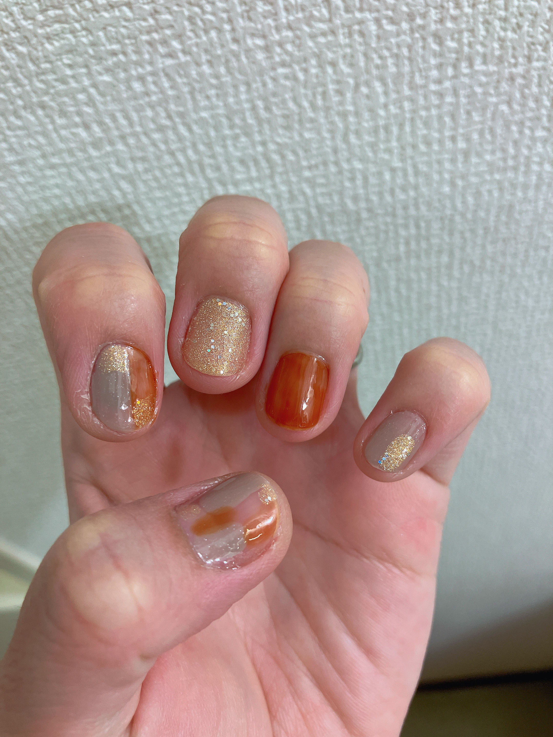 NUMBER POLISH　 16 Shimmer Beige/D-UP/マニキュアを使ったクチコミ（3枚目）