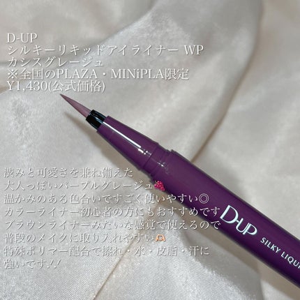 シルキーリキッドアイライナーWP/D-UP/リキッドアイライナーを使ったクチコミ(2枚目)