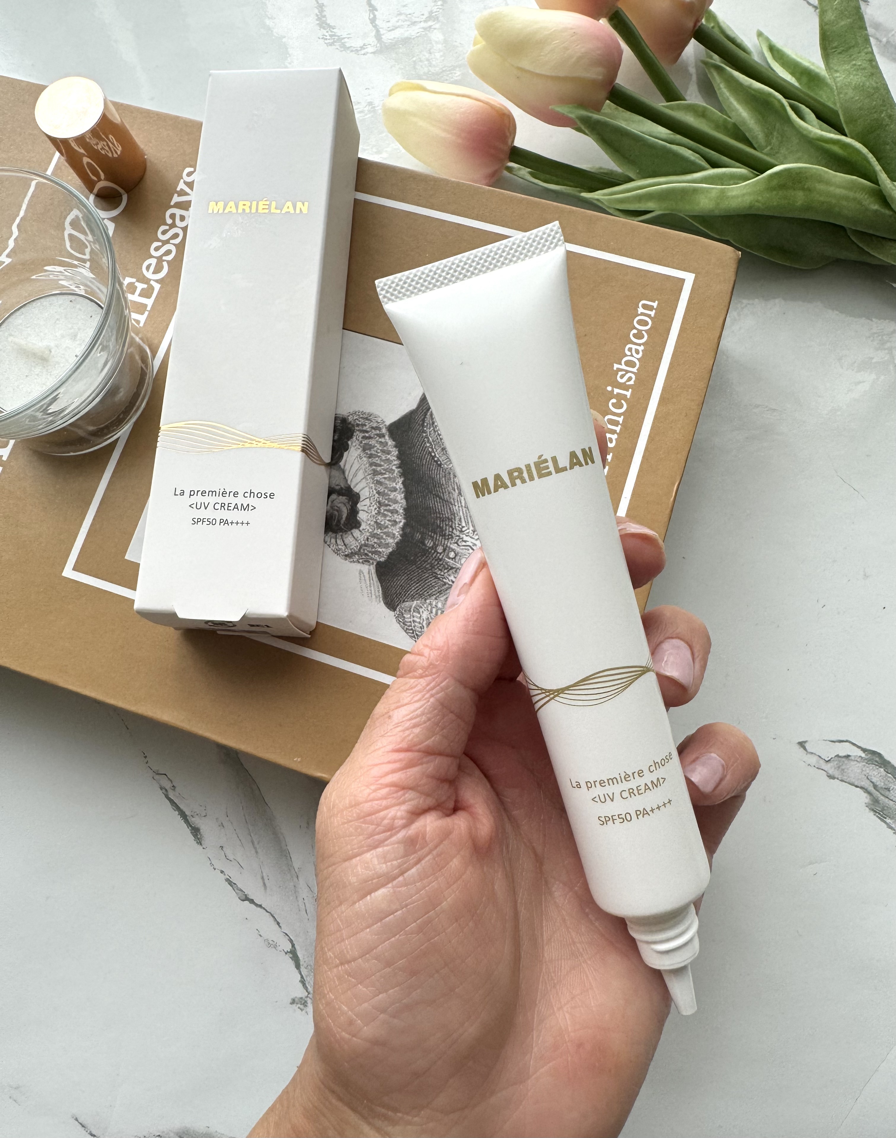 UVクリーム La premiere chose/MARIÉLAN/日焼け止めクリームを使ったクチコミ（2枚目）