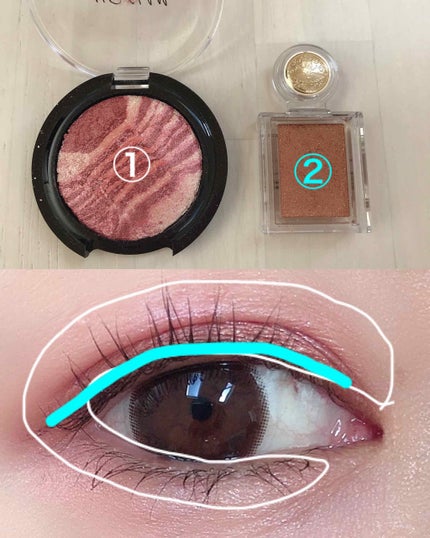 シャドーカスタマイズ/MAJOLICA MAJORCA/単色アイシャドウを使ったクチコミ(3枚目)