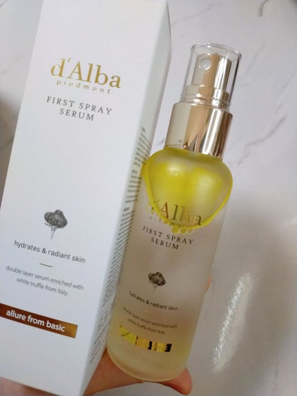 ダルバ ホワイトトリュフファーストスプレーセラム/ダルバ/ミスト状化粧水を使ったクチコミ(8枚目)