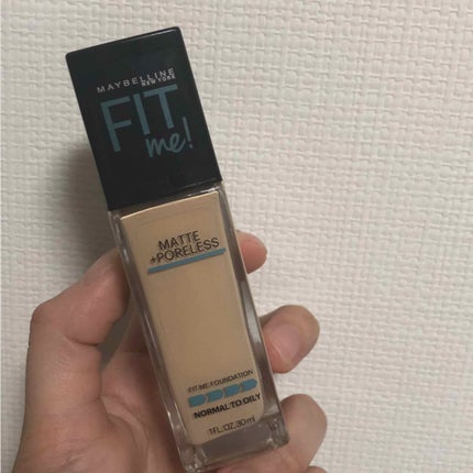フィットミーリキッドファンデーション/MAYBELLINE NEW YORK/リキッドファンデーションを使ったクチコミ(1枚目)