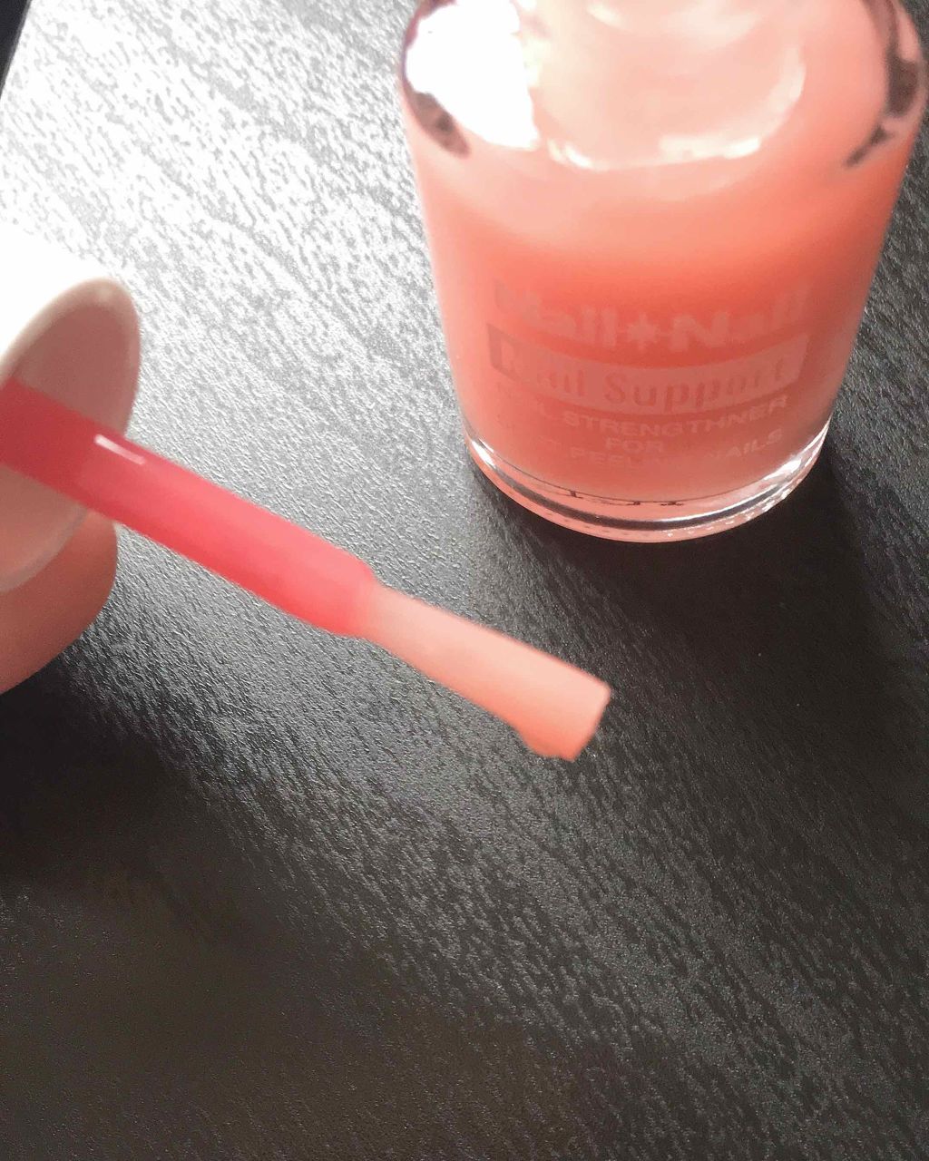 ネイルサポート ピンク/ネイルネイル/ネイルベースコートを使ったクチコミ(2枚目)