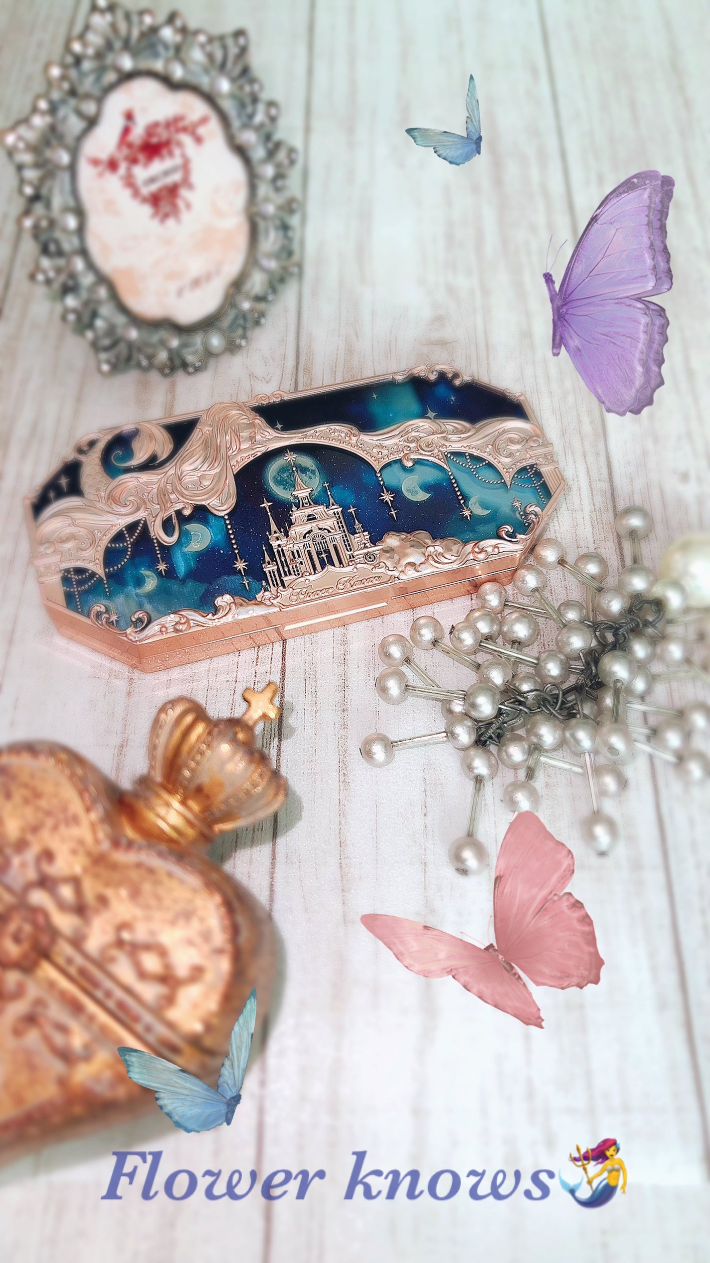 月光人魚シリーズ ジュエリーアイズ/FlowerKnows/アイシャドウパレットを使ったクチコミ(1枚目)