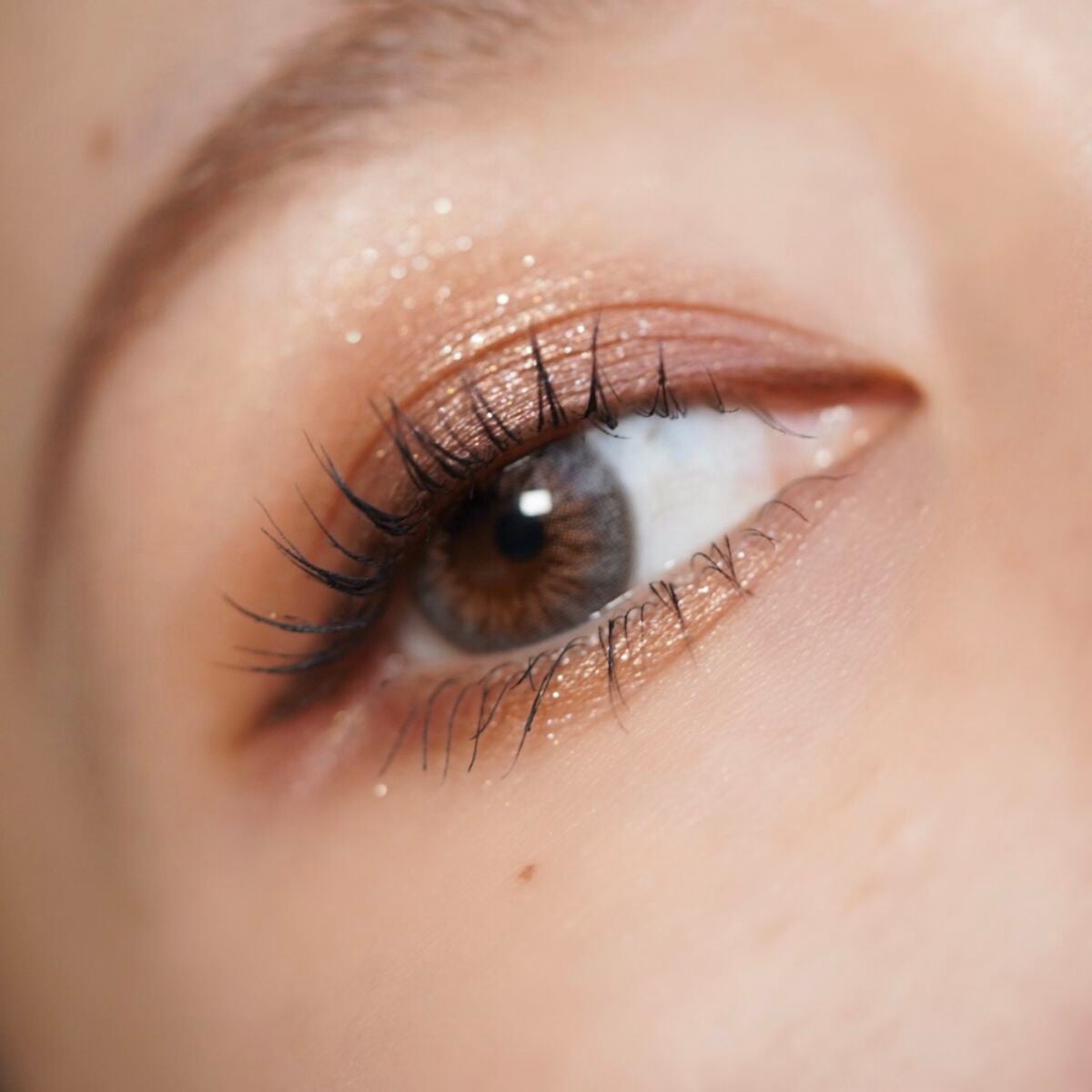 フレンチゴールド3コン/OLENS/カラーコンタクトレンズを使ったクチコミ(4枚目)