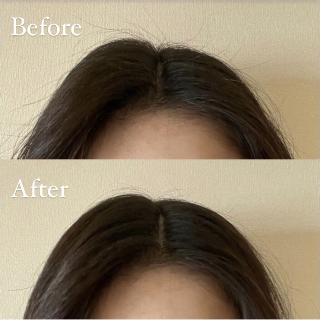 ヘアケアマスカラ/CEZANNE/ヘアジェルを使ったクチコミ（3枚目）