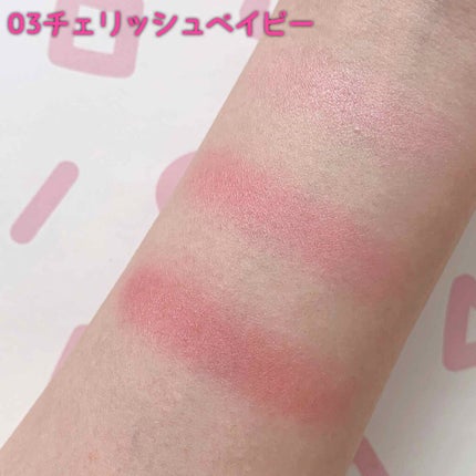 オーラティック ブラッシュ/excel/パウダーチークを使ったクチコミ(2枚目)