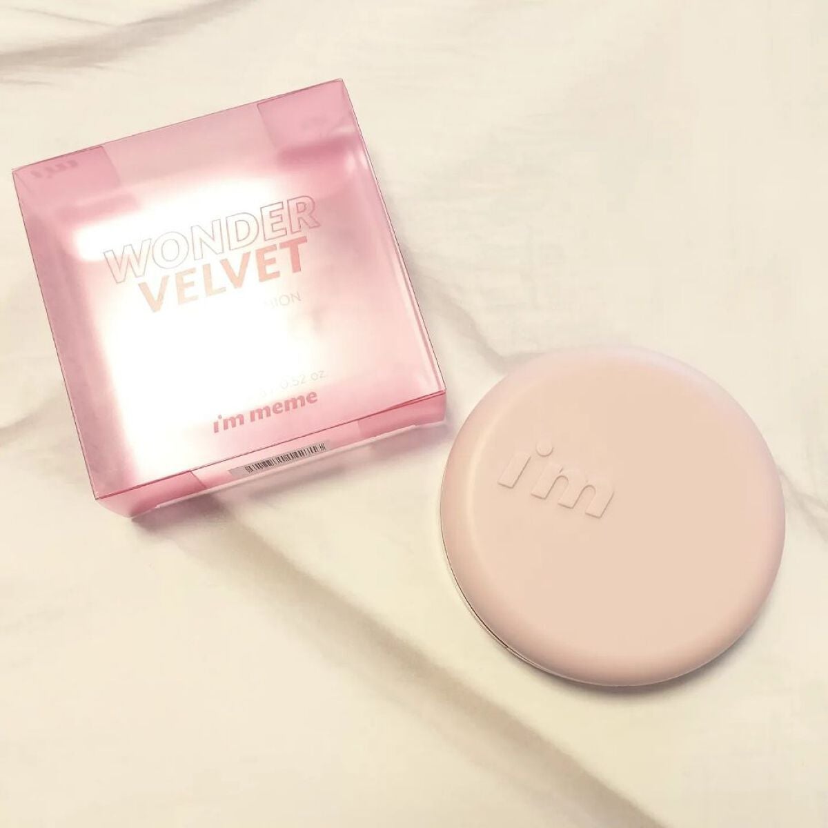 ワンダーベルベットラスティングクッション/i’m meme/クッションファンデーションを使ったクチコミ(1枚目)