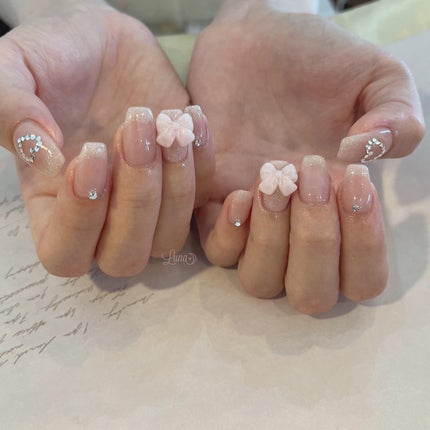 Iuna. Mizuki on LIPS 「.スペシャルプラン🎀#nail#nailstagram#gel..」(2枚目)