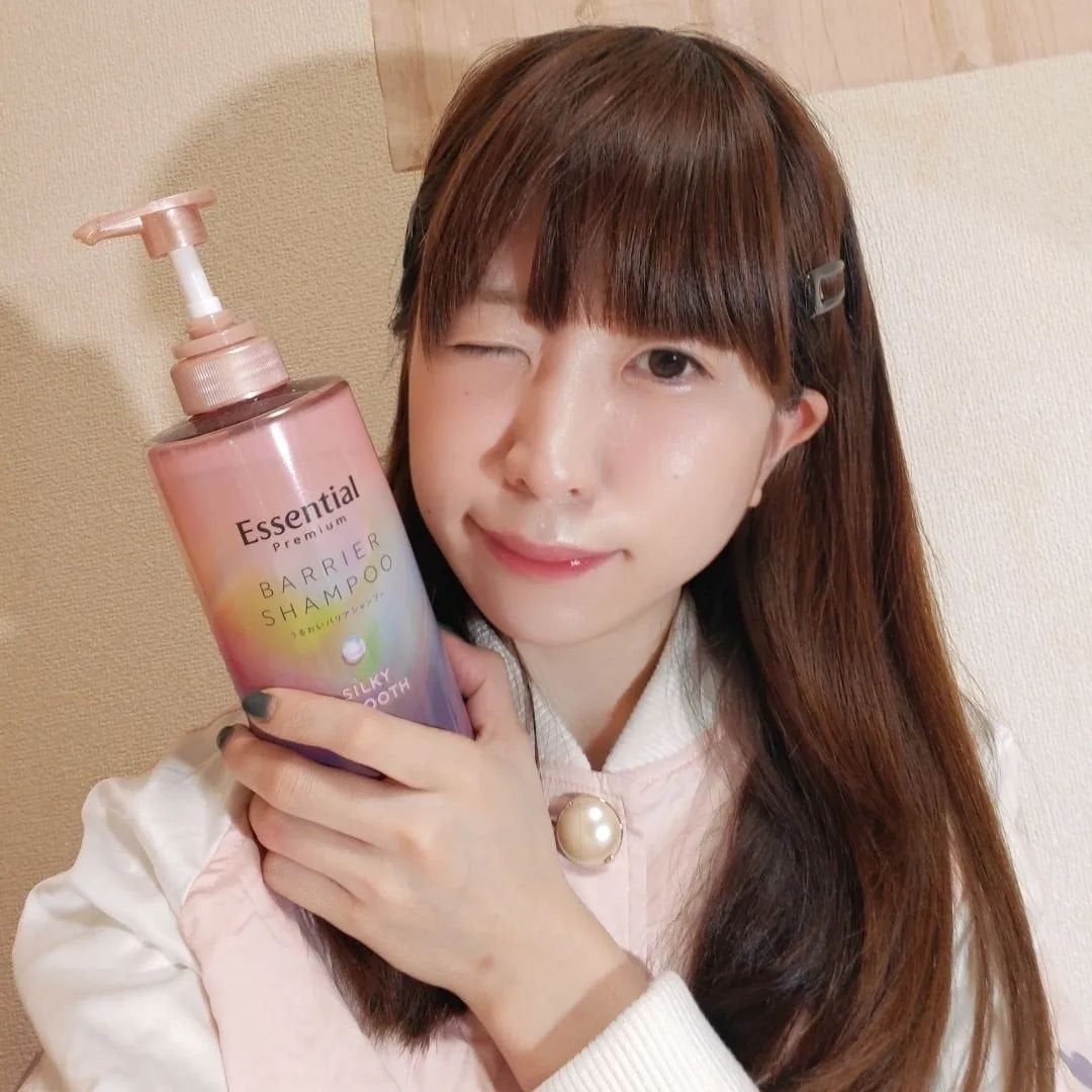 エッセンシャルプレミアム バリアシャンプー・コンディショナー シルキー&スムース/エッセンシャル/市販シャンプーを使ったクチコミ(2枚目)
