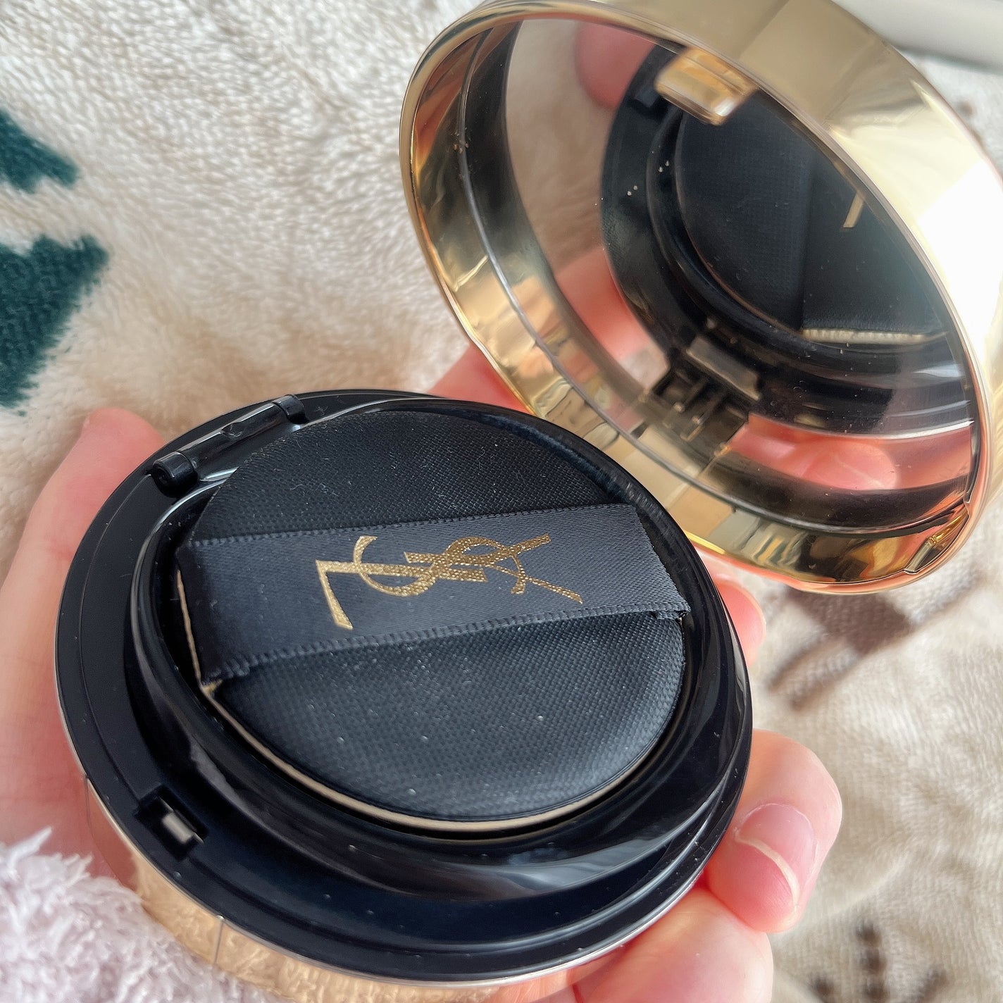 アンクル ド ポー ルクッション/YVES SAINT LAURENT BEAUTE/クッションファンデーションを使ったクチコミ(3枚目)