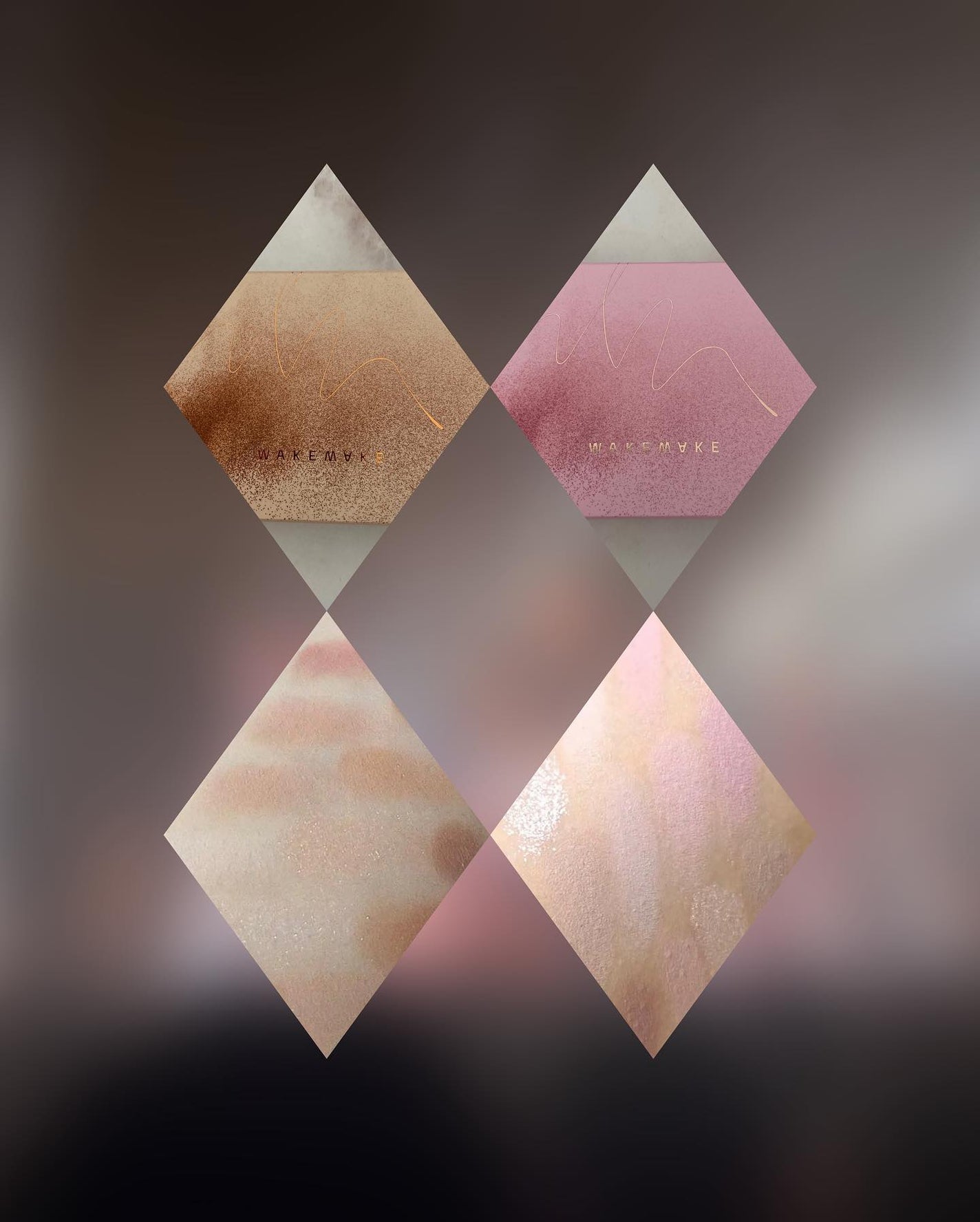 ソフトブラーリングアイパレット/wakemake/アイシャドウパレットを使ったクチコミ(3枚目)