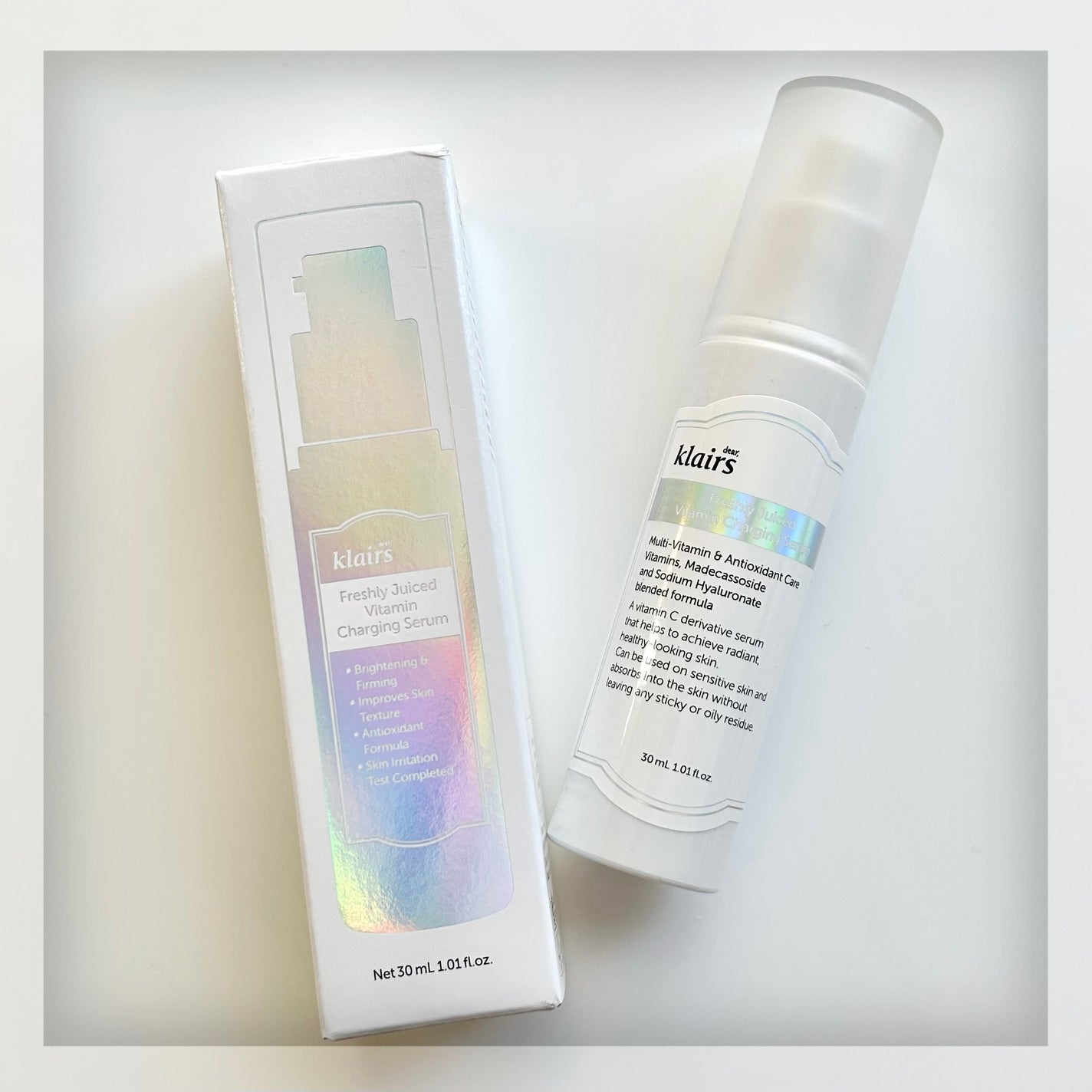 フレッシュリージュースドビタミンチャージングセラム(30ml)/Klairs/美容液を使ったクチコミ(1枚目)