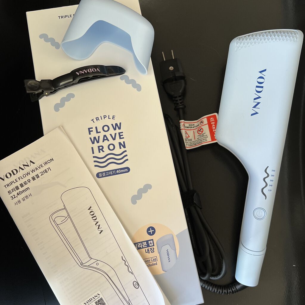 トリプルフローウェーブアイロン 32mm/40mm/VODANA (ボダナ)/カールアイロンを使ったクチコミ（2枚目）