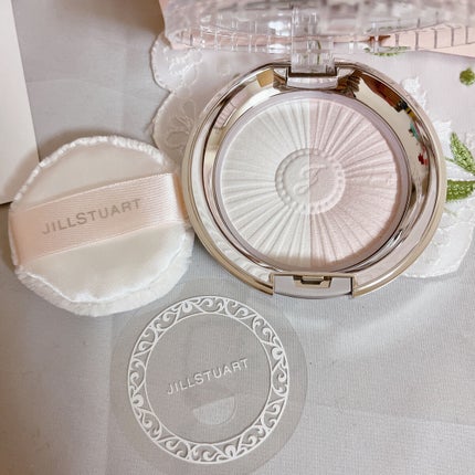 デュアル ルーセントグロウ セッティングパウダー 02 silky pink/JILL STUART/プレストパウダーを使ったクチコミ(2枚目)