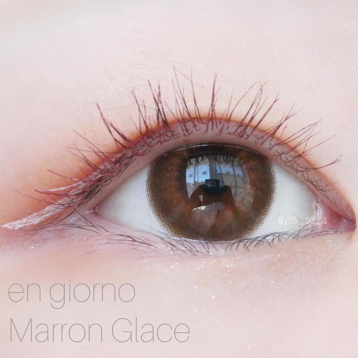 アンジョルノ/en Giorno/カラーコンタクトレンズを使ったクチコミ(1枚目)