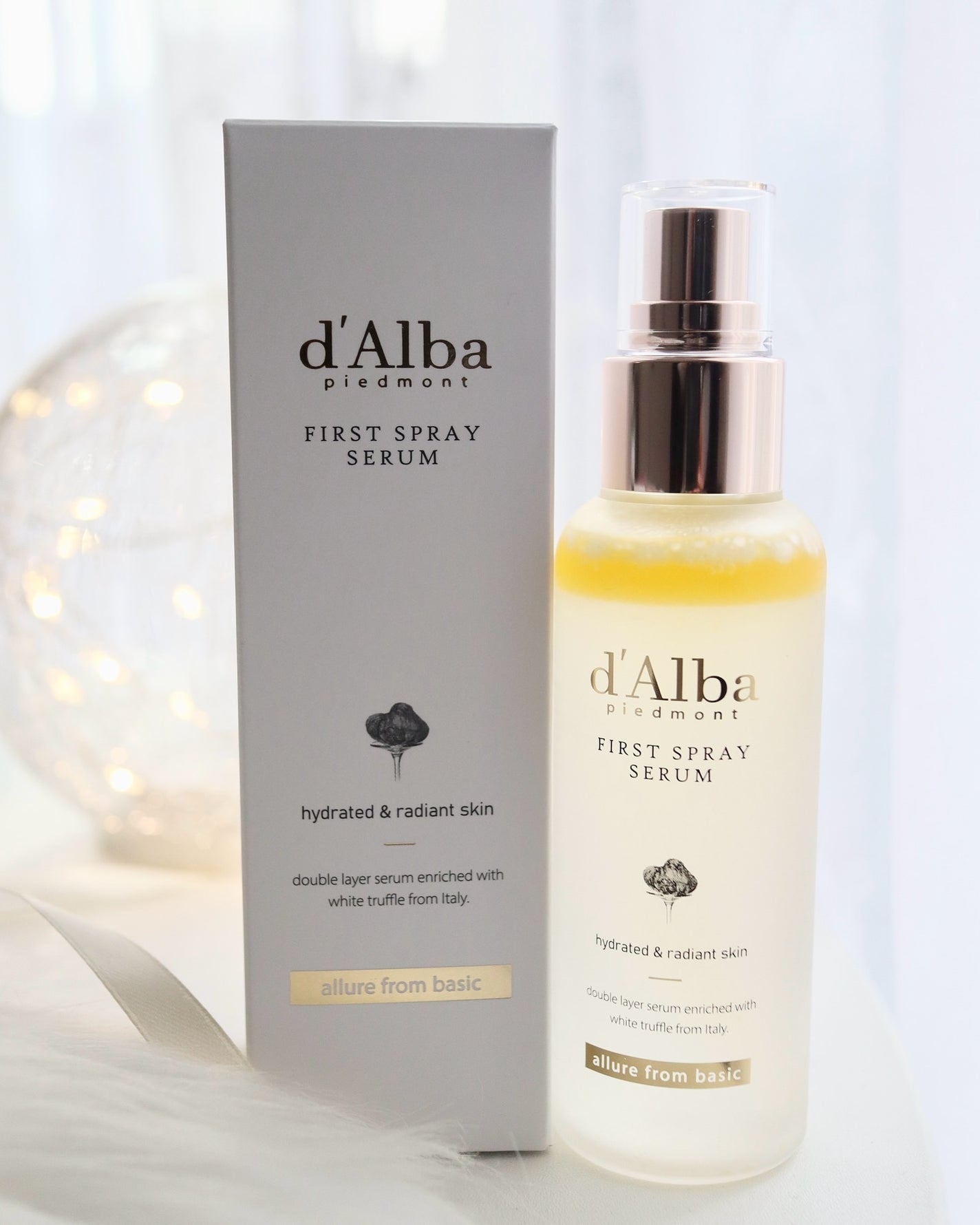 ダルバ ホワイトトリュフファーストスプレーセラム/ダルバ/ミスト状化粧水を使ったクチコミ(4枚目)