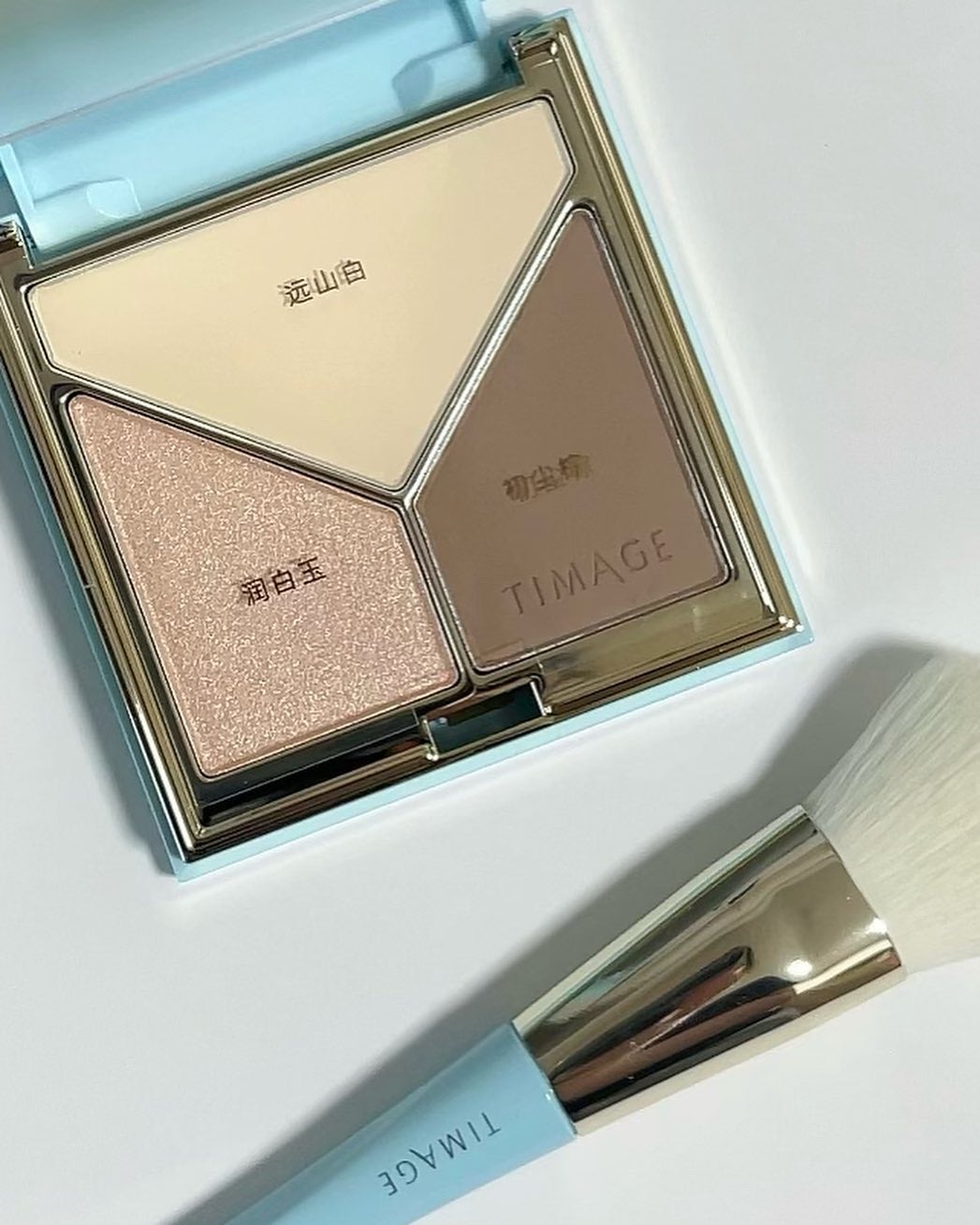 ハイライトシェーディングパレット/TIMAGE/パウダーハイライトを使ったクチコミ(2枚目)