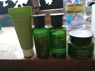 グリーンティー スキンケア トライアルセット/innisfree/化粧水を使ったクチコミ（1枚目）