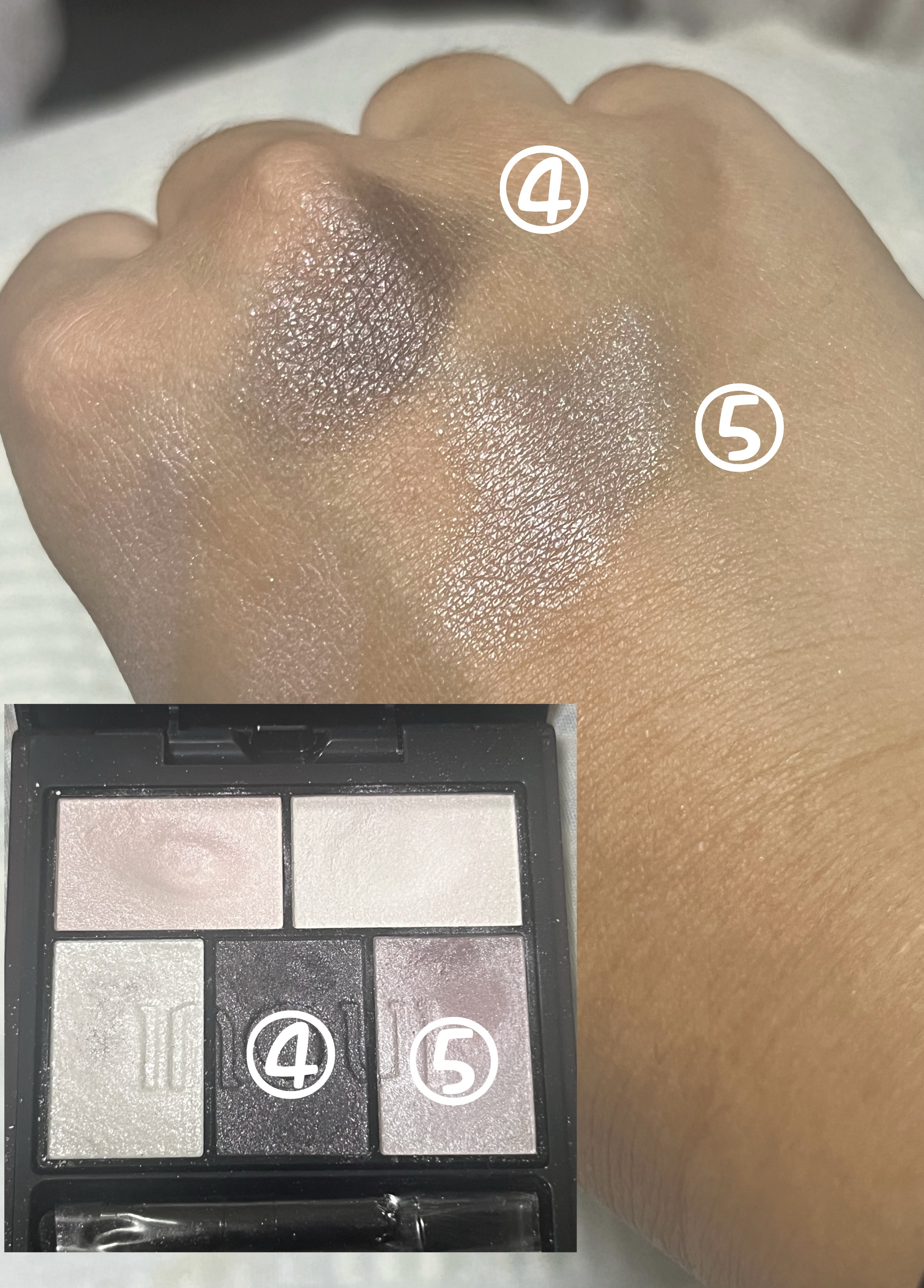 インウイ アイズ/INOUI/アイシャドウパレットを使ったクチコミ（3枚目）