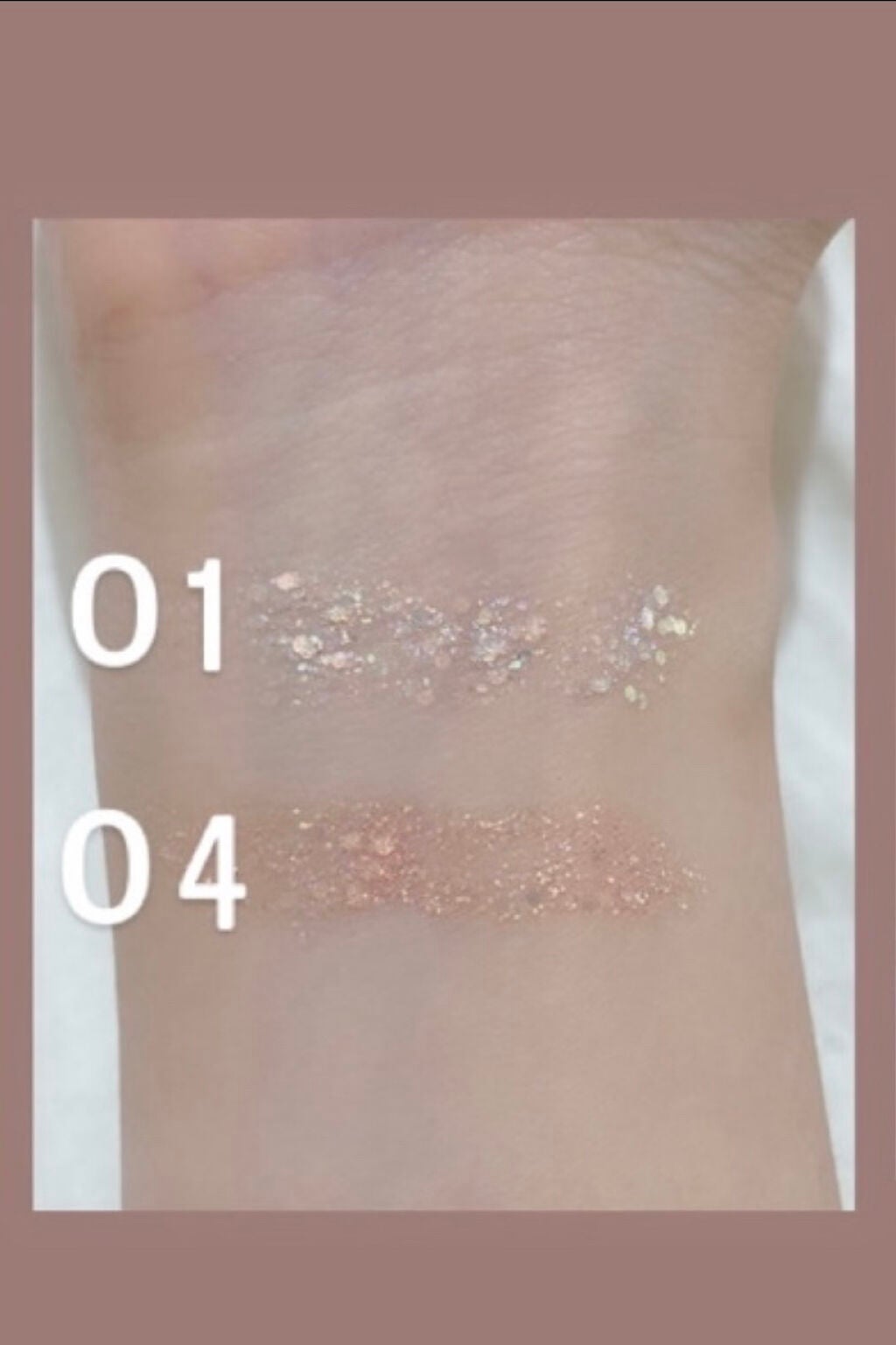 先輩魔女ちゃん on LIPS 「韓国アイドルラメ♡韓国アイドルみたいな大粒ラメのグリッターがほ..」(2枚目)