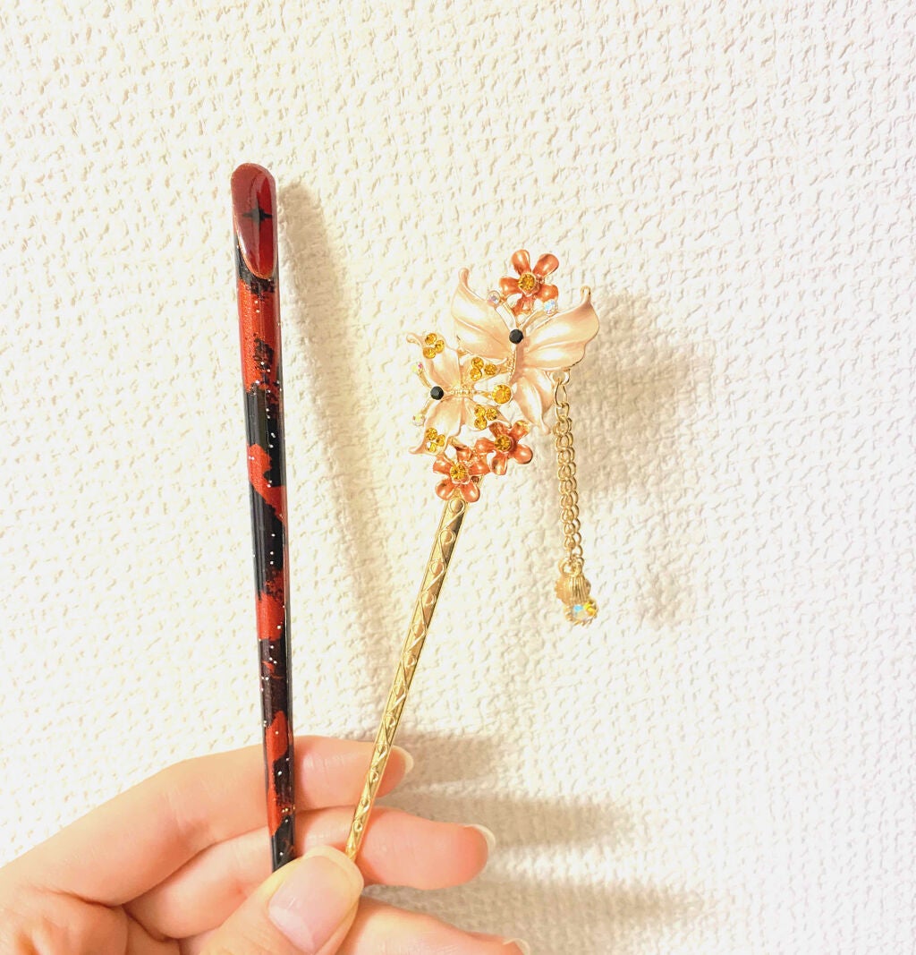 みきは on LIPS 「簪を普段使いしてみませんか??簪って和装のときしか使えないイメ..」(2枚目)